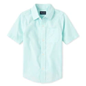 Boys Poplin Button Down Shirt